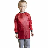 Creativ Company Malschürze für Kinder 55 cm, Rot, 10 Stück