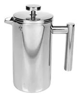 FURBER Kaffeebereiter 0.75 l, Silber - Materialtyp: Metall - Material: Edelstahl - Zubereitungssystem: French Press - Detailfarbe: Silber - Anzahl Tassen: 6 × - Fassungsvermögen: 0.75 l