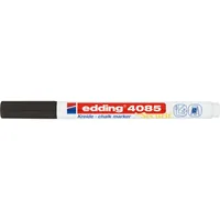 edding Kreidemarker 4085 Schwarz - Strichstärke: 1-2 mm - Anwender: Erwachsene - Set: Nein - Marker-Art: Kreidemarker - Detailfarbe: Schwarz - Oberfläche: Glas - Kreidetafel - Plexiglas