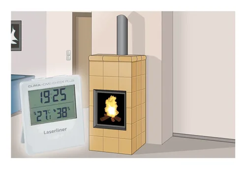 Laserliner Thermo-/Hygrometer ClimaHome Check Plus Digital - Detailfarbe: Weiss - Typ: Thermo-/Hygrometer - Anwendungsbereich: Temperaturmessung - Luftfeuchtigkeitsmessung
