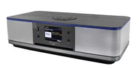 soundmaster DAB+ Radio ICD2023SW Silber - Radio Tuner: Internetradio - FM - DAB+ - Stromversorgung: Netzbetrieb - Detailfarbe: Silber - Ausstattung: Sleep-Timer - Equalizer - LED-Beleuchtung - Schlummerfunktion - Fernbedienung - CD-Player - App - Typ: Tis