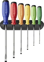 PB Swiss Tools Schraubenzieher-Set PB 38240 RainBow Schlitz - Anwendungsbereich: Universal - Werkstatt - Schraubenziehertyp: Schlitz - Grösse: Diverse