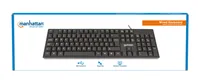 MANHATTAN USB-Tastatur schwarz