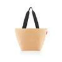 Reisenthel Tasche Shopper M Raffia Nero - Breite: 51 cm - Detailfarbe: Beige - Schwarz - Material: Polyester - Höhe: 30.5 cm - Länge: 26 cm