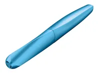 Pelikan Füllfederhalter Twist Metallic Medium (M), Blau - Strichstärke: Medium (M) - Set: Nein - Bedienungsseite Stift: Universal - Ergnonomisch Schreiben: Ja - Anwender: Jugendliche - Kinder - Schüler - Schriftfarbe: Königsblau