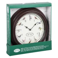 Esschert Design Clock with bird sounds