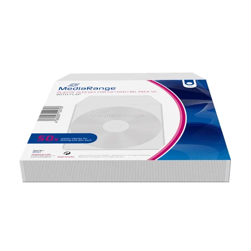 CD/DVD Plastikhüllen (50 Stück, Bulk)