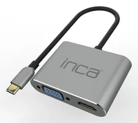 Inca ITPC-06TX interface hub USB Type-C 5000 Mbit/s Grey