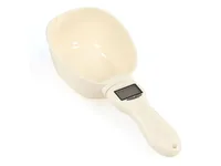 SwissPet Futterschaufel mit Waage, 23 cm, Beige - Tierart: Katze - Hund - Produkttyp: Zubehör