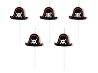 PartyDeco SCS-3 cake candle/sparkler Black, Red, White 5 pc(s)