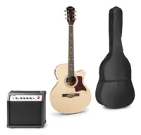 MAX Music ShowKit Acoustic-electric guitar Dreadnought 6 strings Wood