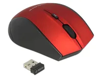 Delock Maus ergonomisch optisch 5-Tasten 2,4 GHz wireless