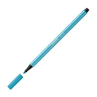 STABILO Fasermaler Pen 68 Azurblau - Strichstärke: 1 mm - Set: Nein - Verpackungseinheit: 1 Stück - Eigenschaft-Stift: Keine - Anwender: Schule - Erwachsene - Kinder - Fasermaler & Fineliner Art: Filzstift