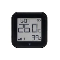 Shelly WLAN-Luftfeuchte- und Temperatursensor H&T Gen3, Schwarz - Detailfarbe: Schwarz - Produkttyp: Feuchtigkeitssensor - Protokoll: Bluetooth - WLAN - Systemkommunikation: Wireless - System-Kompatibilität: Google Assistant - Amazon Alexa
