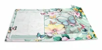 HERMA Zeichenmappe A4 Schmetterlinge 1 Stück - Typ: Zeichenmappe - Ausstattung: Einschlagklappen - Gummiband - Inhaltsverzeichnis - Innendruck - Detailfarbe: Mehrfarbig - Material: Karton