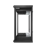 APC Wandschrank AR106VI 19 / 6HE / Schwarz - Produkttyp: Wandgehäuse - 10/19 Rack: 19 - Höheneinheiten: 6HE - Schallgedämpft: Nein - Einbautiefe: 762 mm - Tiefe (Aussenmass): 968 mm
