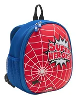 Wedo 243 3302 backpack Casual backpack Blue, Red Polyester, Vinyl