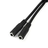 StarTech.com Headset adapter for headsets with separate headphone / microphone plugs - 3.5mm 4 position to 3 position and 2 position 3.5mm M/F
