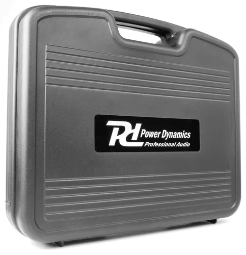 Power Dynamics PD782 - Wandlerprinzip: Dynamisch - Richtcharakteristik: Niere - Bauweise: Empfänger - Handsender - Anschlüsse: XLR - 6.3 mm Klinke - Signalverarbeitung: Analog - Betriebsart: Batteriebetrieb - Netzbetrieb