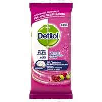 Dettol Allzweck-Reinigungstücher Granatapfel & Limette 60 Stück - Packungsgrösse: 60 Stück - Einsatzgebiet: Universal - Eigenschaft: Tuch
