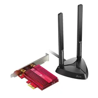 TP-Link WLAN-AX PCIe Adapter Archer TX3000E - Schnittstelle Hardware: PCI-Express x1 - WLAN Standard: IEEE 802.11n (Wi-Fi 4) - IEEE 802.11ax (Wi-Fi 6) - IEEE 802.11b (Wi-Fi 2) - IEEE 802.11a (Wi-Fi 1) - IEEE 802.11g (Wi-Fi 3) - IEEE 802.11ac (Wi-Fi 5) - F