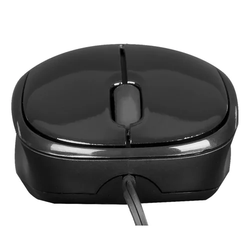 Targus Mobile Maus Compact Blue Trace - Maus-Typ: Mini - Bedienungsseite: Universal - Maus Features: Scrollrad - Detailfarbe: Schwarz - Schnittstelle: USB-A - Verbindungsart: Verkabelt