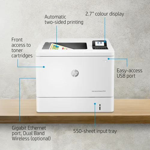 HP Color LaserJet Enterprise M554dn Printer series 1200 x 1200 DPI A4