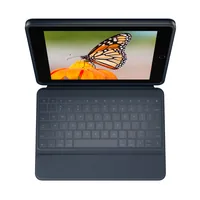 Logitech Tablet Tastatur Cover Rugged Combo 3 iPad 10.2 EDU - Verbindungsmöglichkeiten: Smart Connector - Tastaturlayout: QWERTZ (CH) - Kompatible Hersteller: Apple - Bildschirmdiagonale: 10.2  - Detailfarbe: Blau - Tablet Kompatibilität: iPad (8. Gen.) -