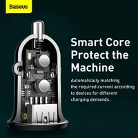 Baseus Gain Pro Universal Black Cigar lighter Fast charging Auto
