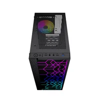 Gembird Fornax 2500 ARGB Gaming ATX computer case, Midi Tower, backlight, Black