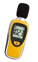TFA Dostmann Schallpegelmessgerät MT901 30-130 dB, Filter A - Detailfarbe: Gelb - Anwendungsbereich: Schallpegelmessung - Typ: Schallpegelmessgerät