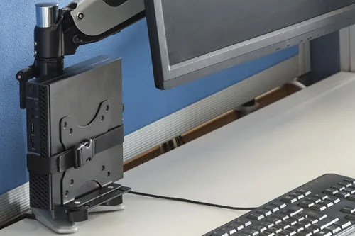 MULTIFUNCTIONAL MINI PC HOLDER TABLE CLAMP MOUNT VESAMAX100X100