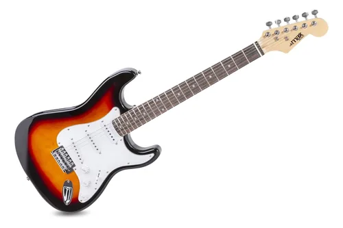 MAX E-Gitarre GigKit Sunburst - Gitarrenkoffer / Gigbag: Gigbag - Hals: Sperrholz - Tonabnehmerbestückung: Keine Angabe - Gitarrensteg: Keine Angabe - Leistung AMP: 0 W - Set: Ja