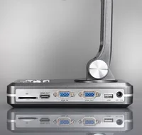 Celexon Dokumentenkamera DK500 - Durchleuchteinheit: Nein - Card Reader: SDHC (SD 2.0) - SD - Kameraarm: Mechanisch - Lupenbeleuchtung: Ja - Aufnahmebereich: 420 x 297 mm - Bildsensor Auflösung: 5 Megapixel