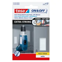tesa ONOFF Extra Strong Klettstreifen weiß 2St. 1050