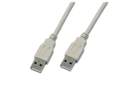 Wirewin USB A-A MM 2.0 GR USB cable USB 2.0 2 m 5 Gbit/s Grey