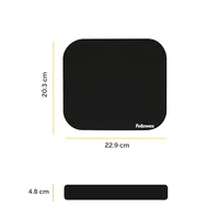 FELLOWES Mausmatte 58024 gummiert schwarz