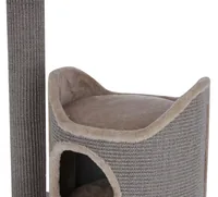 Kerbl Kratzbaum Tiana 70 cm x 56 cm x 130 cm - Höhe: 130 cm - Anzahl Liegeplätze: 6 × - Detailfarbe: Grau - Tierart: Katze - Produkttyp: Kratzbaum