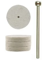 Proxxon Polierscheibe 22 mm Filz, 10 Teile - Zubehörtyp: Polierfilz - Set: Nein