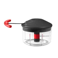 Moha 6915009 manual food chopper Black, Red, Transparent