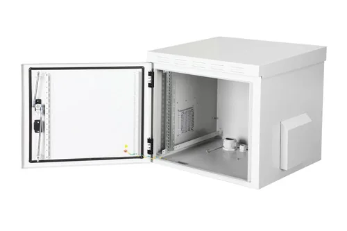 Digitus DN-19 09U-6/6-I-OD rack cabinet 9U Wall mounted rack Light grey