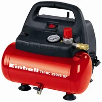 Einhell Kompressor TC-AC 190/6/8 OF - Kesselinhalt: 6 l - Kompressor Typ: Mobil - Betriebsdruck: 8 bar