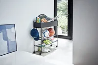 Yamazaki 5279 housekeeping cart Black