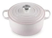 Le Creuset Signature Gusseisen- Braeter rund 24cm shellpink