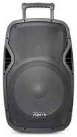 Vonyx PA-System AP1500PA - Nennleistung: 800 W - Prinzip: Aktiv - Einsatzgebiete: Gastro / Gewerbe - Home-Party /-Disco - Schulen / Aulen - Ausstattung: Integrierter Akku - Bluetooth Audio Streaming - USB Audio Streaming - Fernbedienbar - Anwendungsbereic