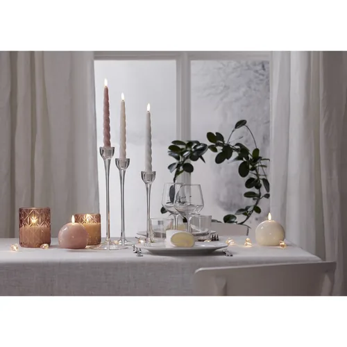 Star Trading LED Dinner Candle 2 Pack Flamme Shine Pink