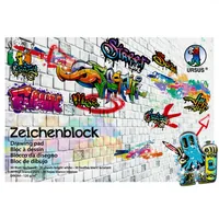 URSUS Zeichenblock Street Art A4, 30 Blatt - Papierformat: A4 - Produkttyp: Zeichenblock - Anwender: Unisex