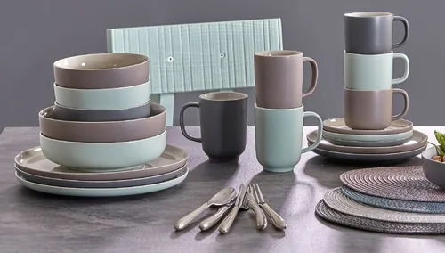 Ritzenhoff & Breker 403053 tableware set 12 Stück(e) Steingut Graubraun