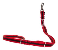Grossenbacher Hundeleine 180 cm, 25 mm, Schwarz/Bordeaux - Breite: 2.5 cm - Länge: 1.8 m - Material: Kunststoff - Detailfarbe: Bordeaux - Schwarz - Produkttyp: Alltagsleine - Tierart: Hund
