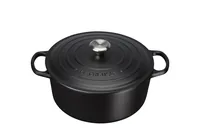 Le Creuset Signature Bräter rund 28 cm schwarz